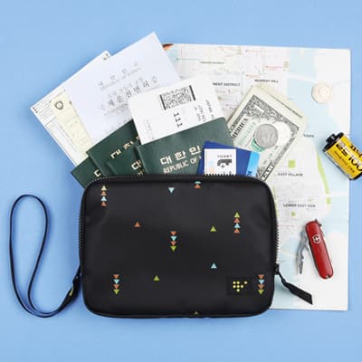 PASSPORT DOUBLE POUCH FOR FAMILY